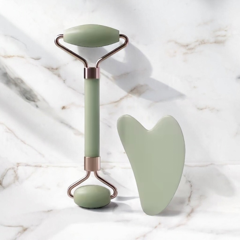 Gua-Sha et rouleau faciale