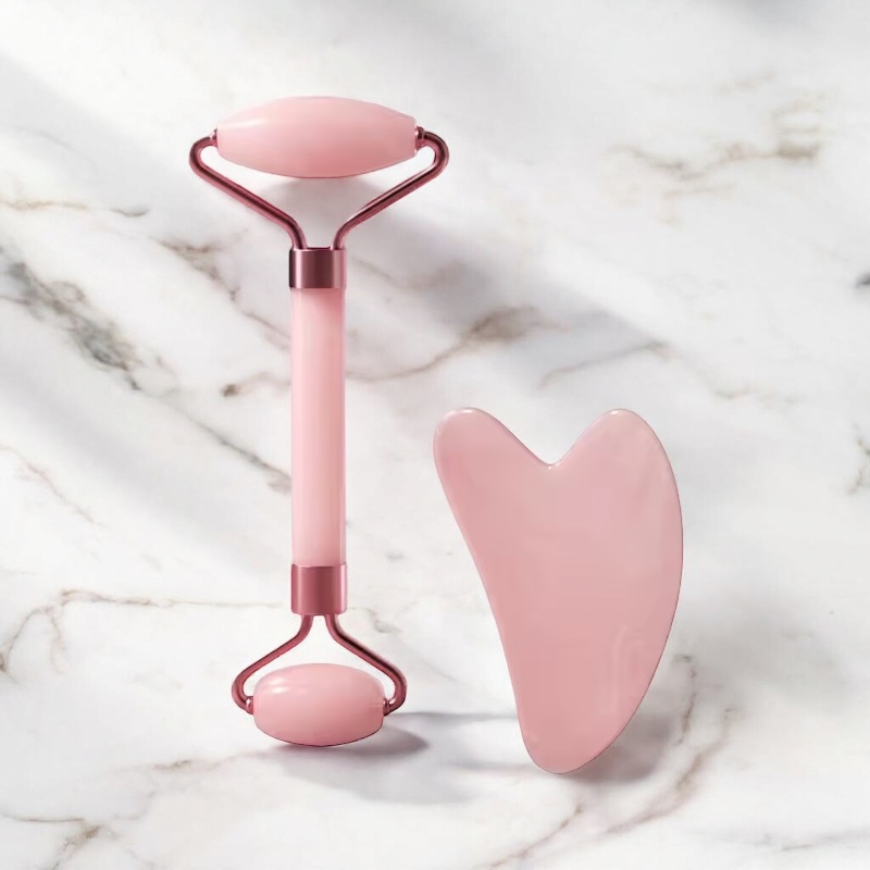Gua-Sha et rouleau faciale