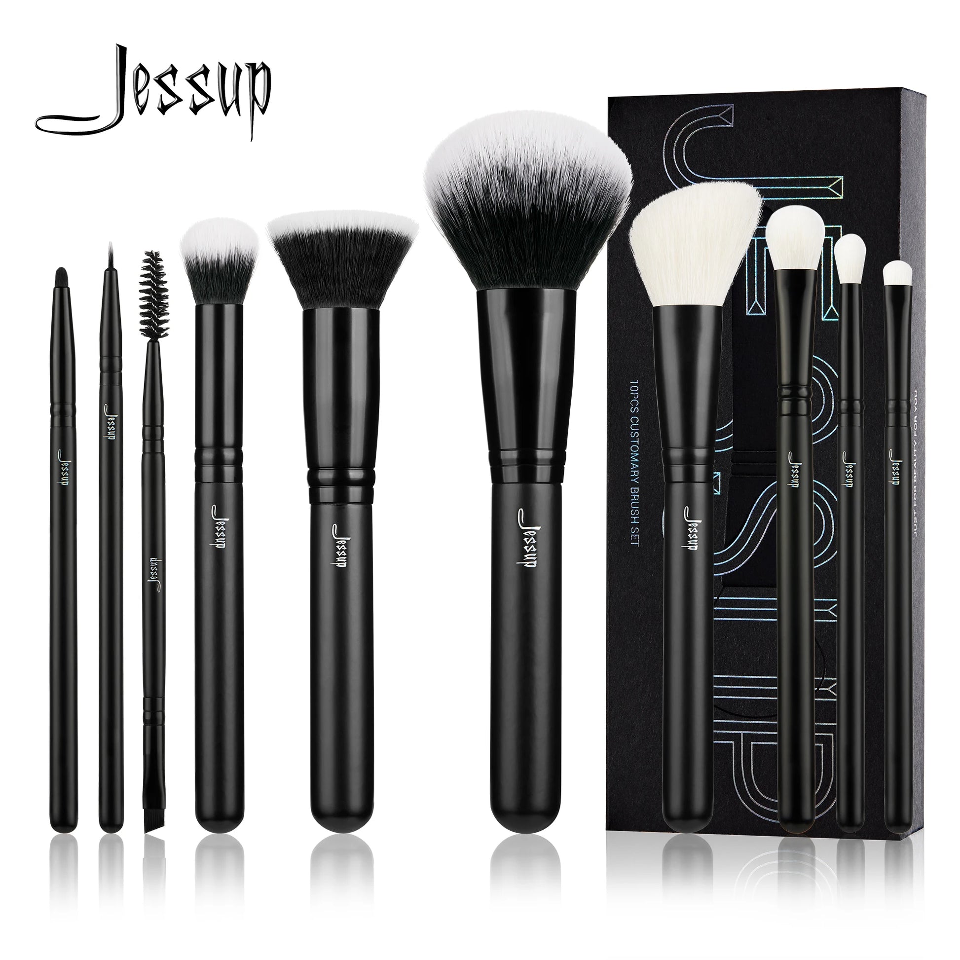 10 pinceaux de maquillage