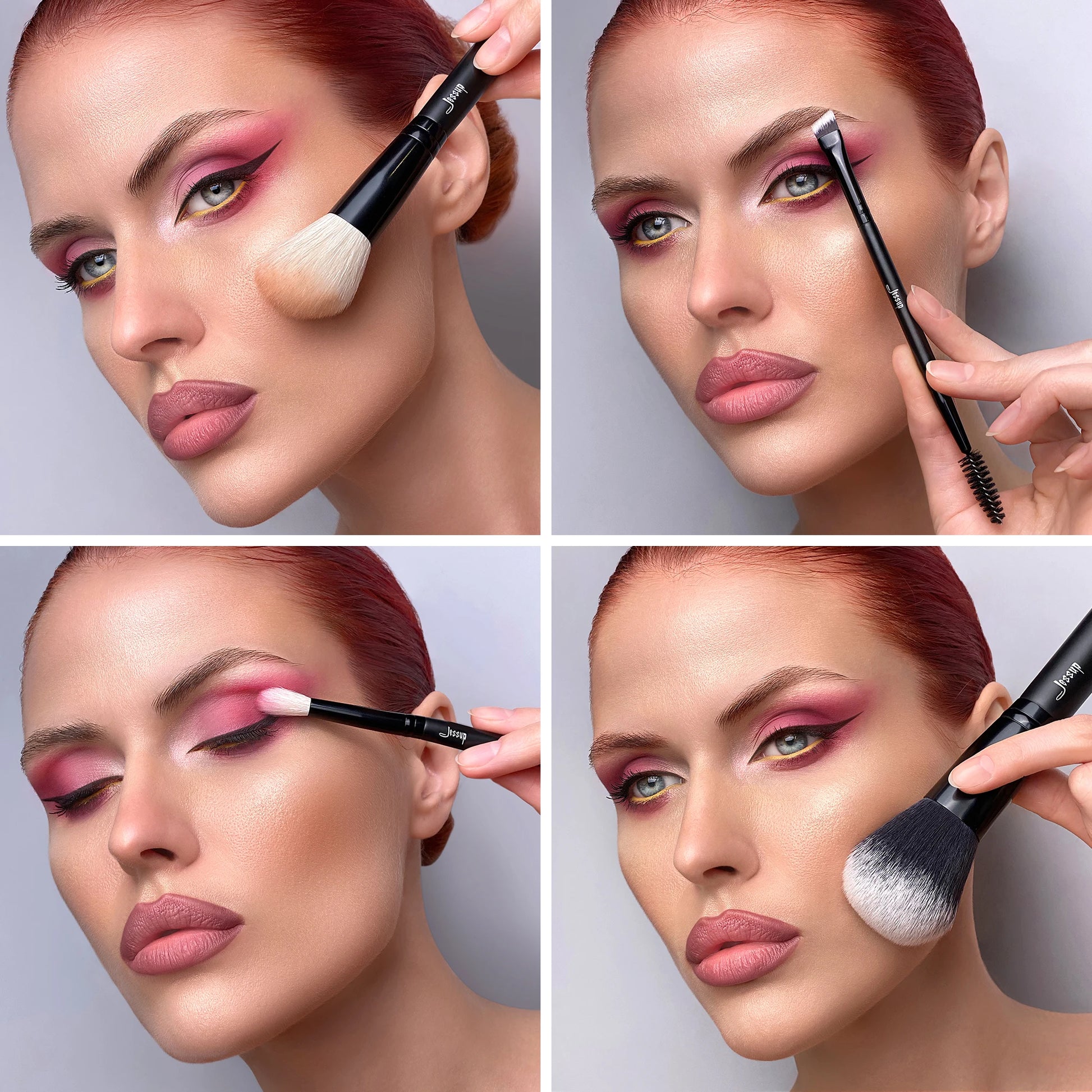 10 pinceaux de maquillage