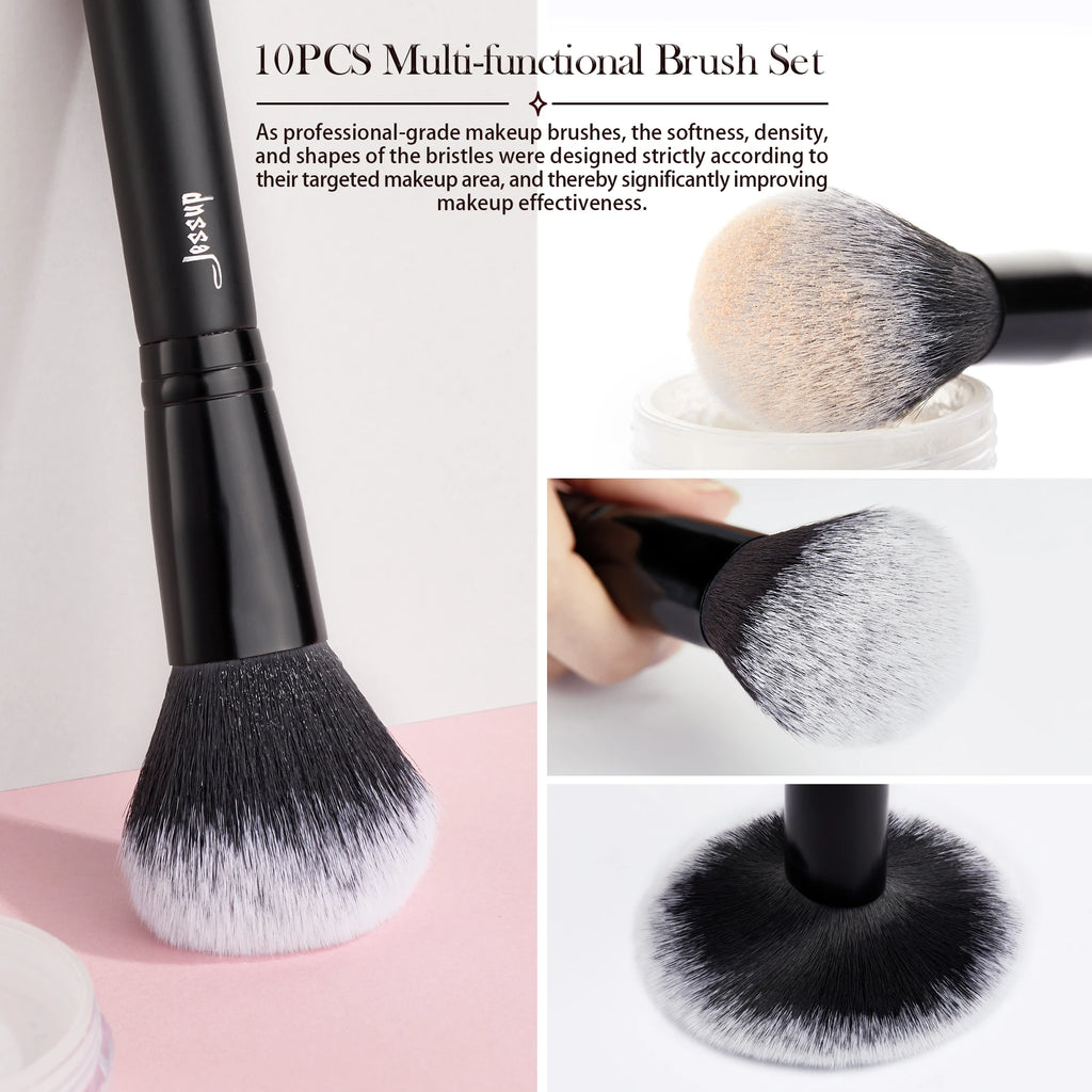 10 pinceaux de maquillage