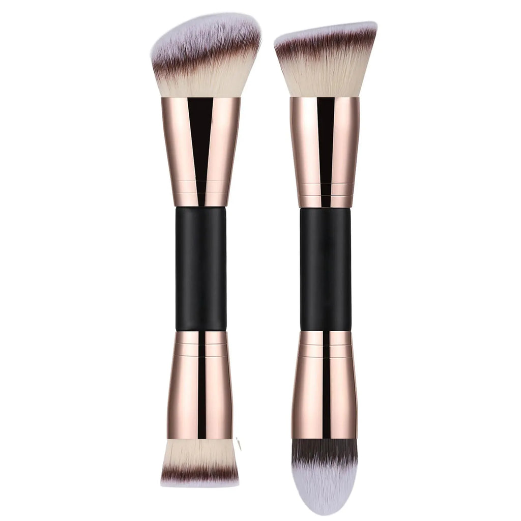Pinceaux de maquillage double face