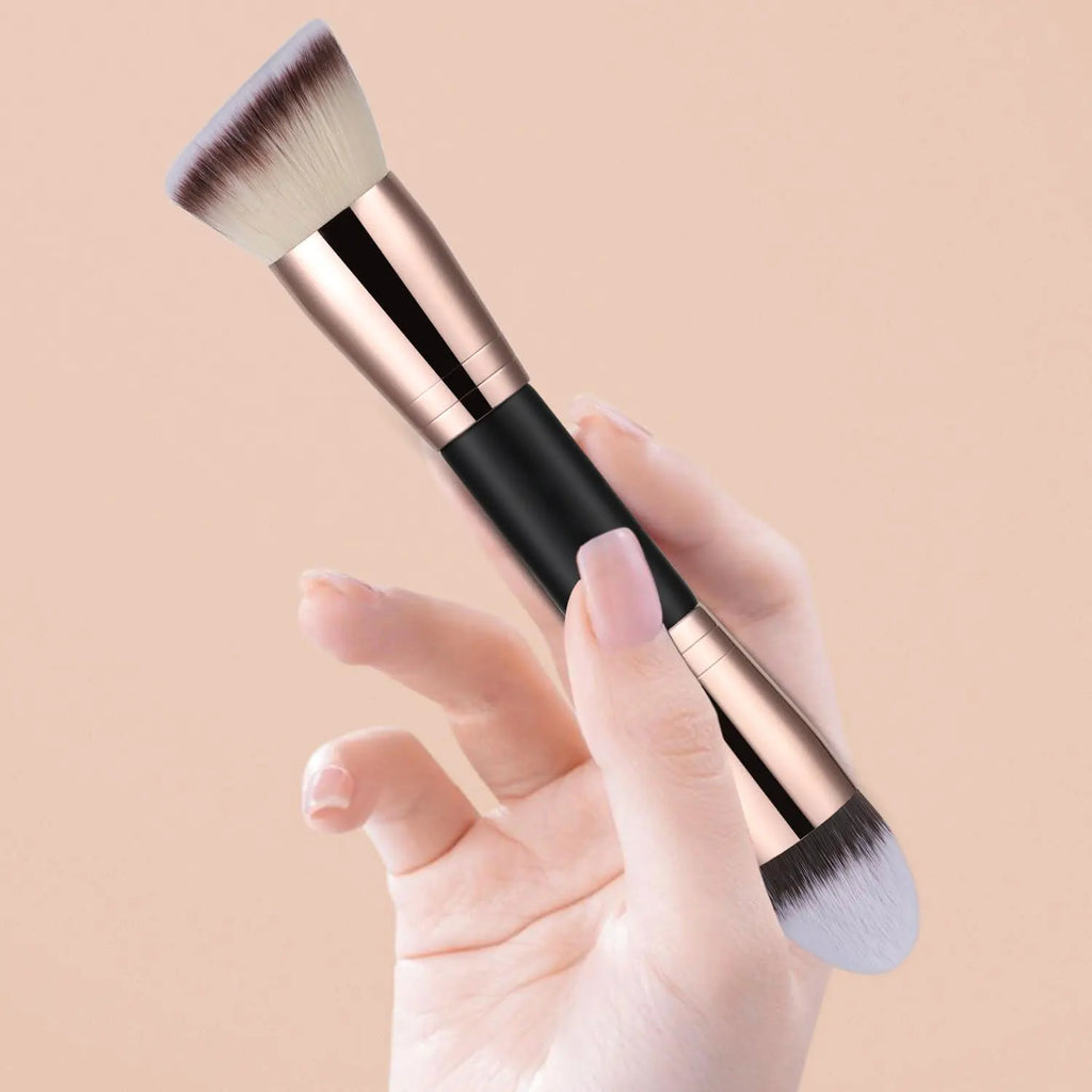 Pinceaux de maquillage double face