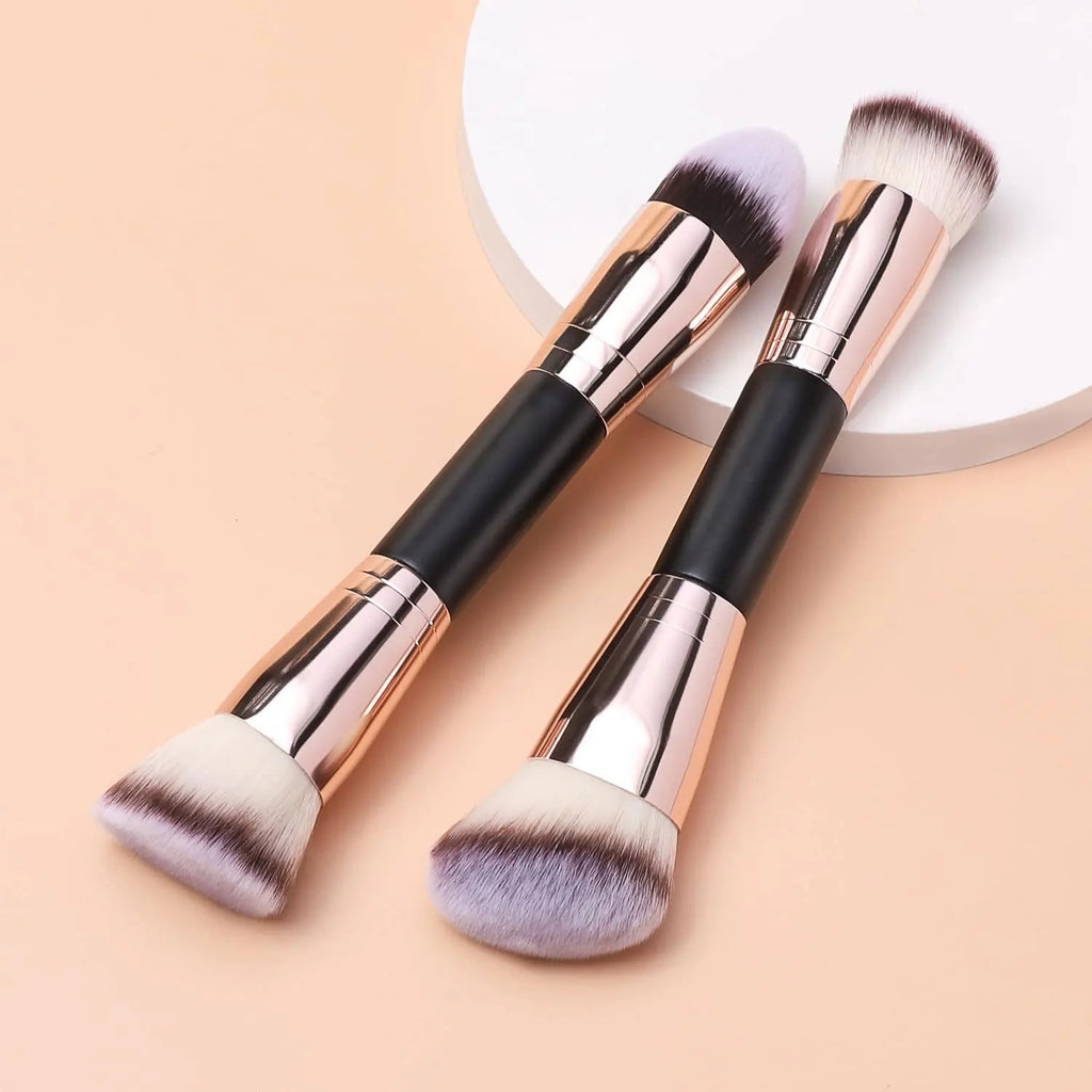 Pinceaux de maquillage double face